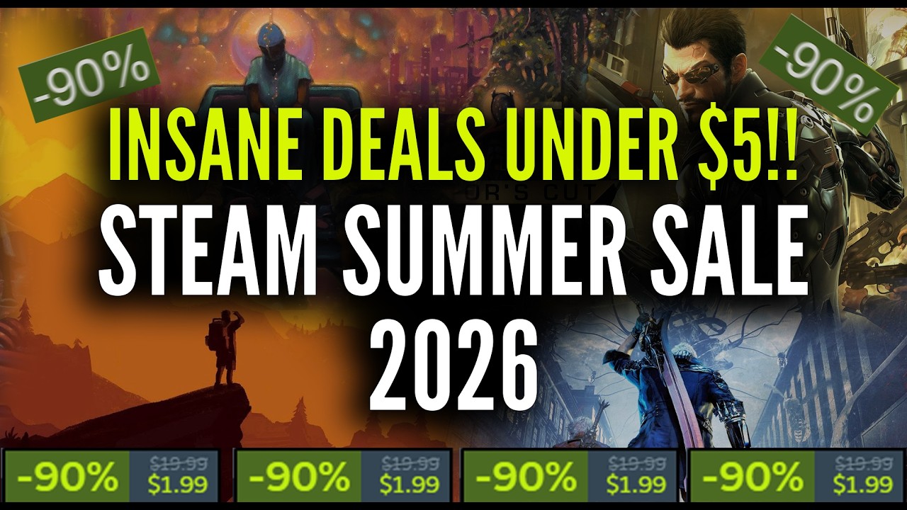 ОГРОМНЫЕ скидки на летней распродаже в Steam &mdash; всё до $5!