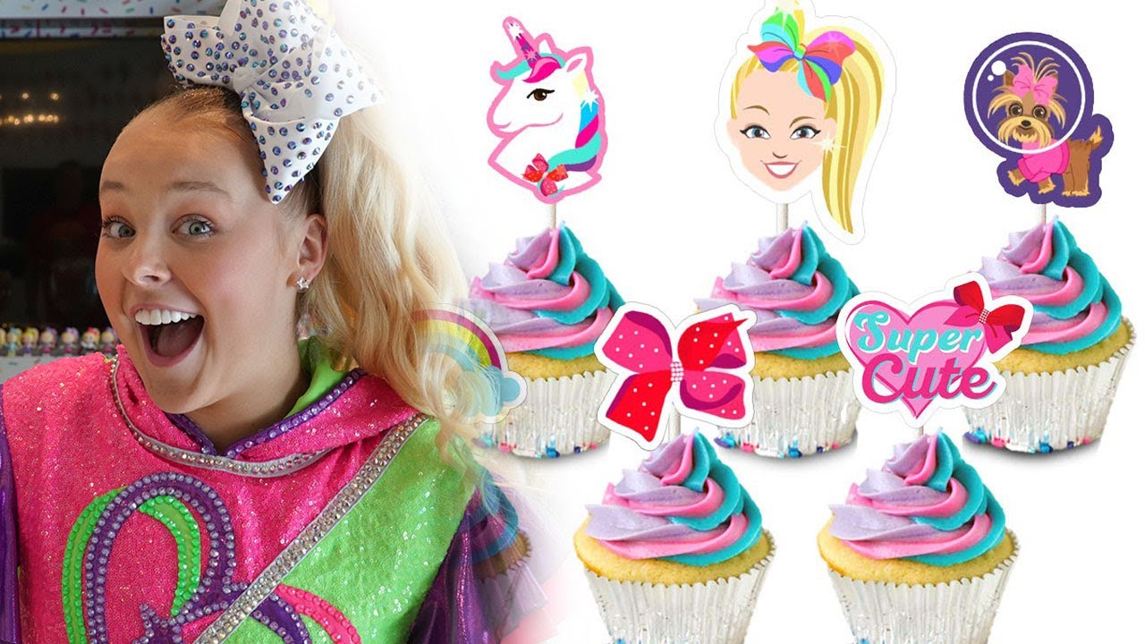 JOJO SIWA CUPCAKES!!!!
