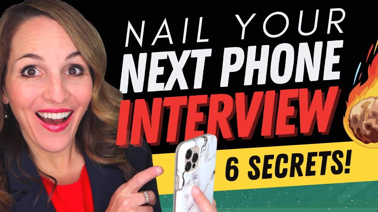 TOP 6 Phone Interview Tips 2023 -  How To PASS A Phone Interview Successfully!