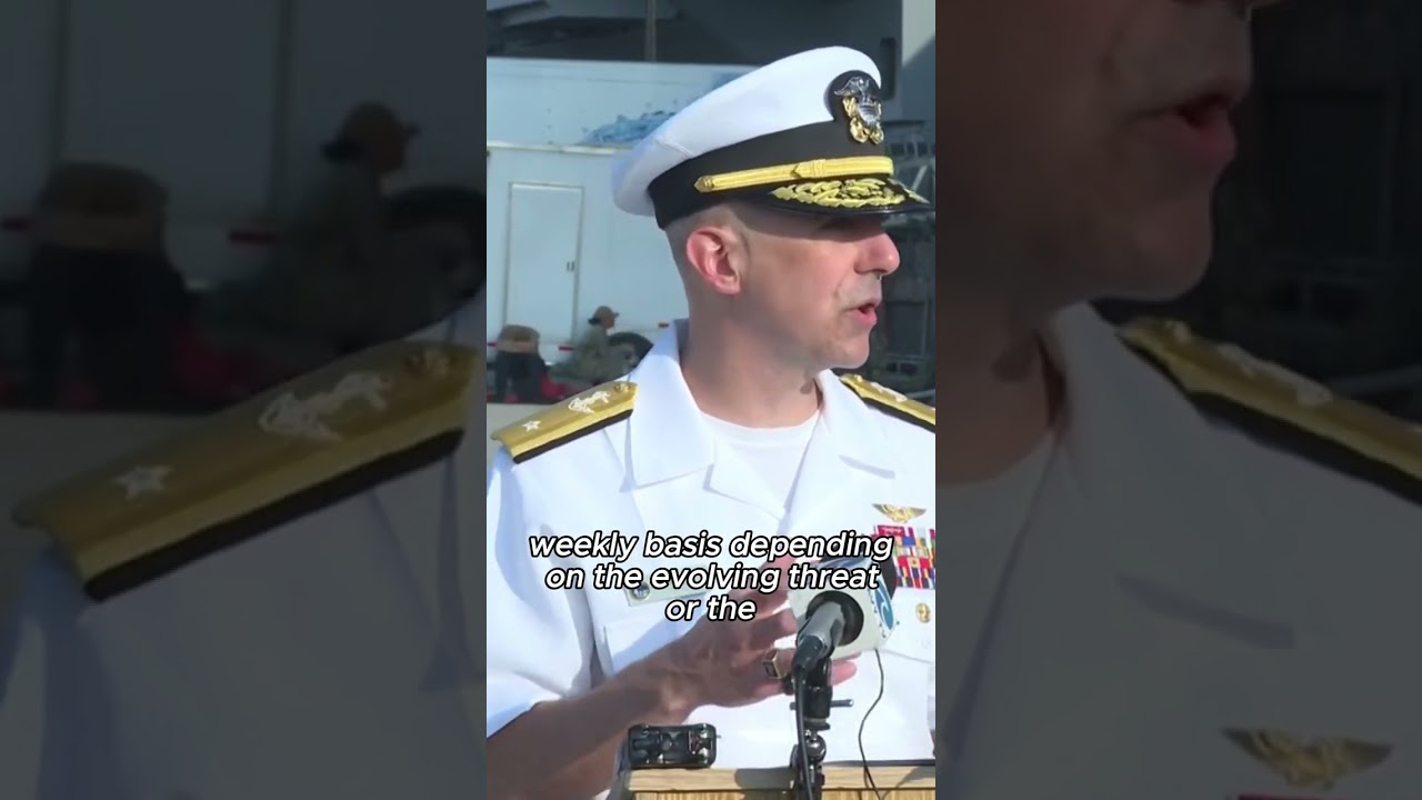 Navy officials speak on USS Gerald R. Ford Carrier Strike Group's deployment