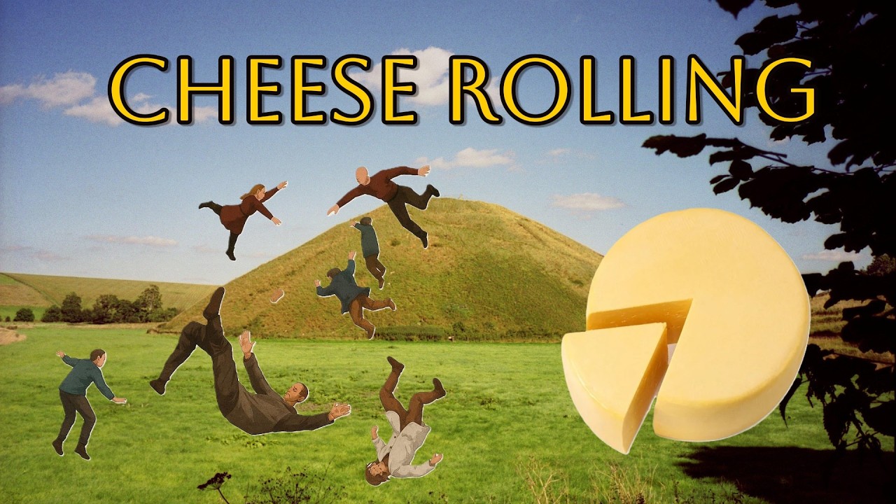 THIS SHOULD BE IN THE OLYMPICS!  Cheese Rolling
