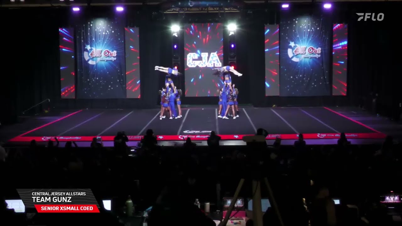 Central Jersey All Stars Team Gunz - Senior XSmall Coed Day 2 - 2026 The All Out Grand Nationals