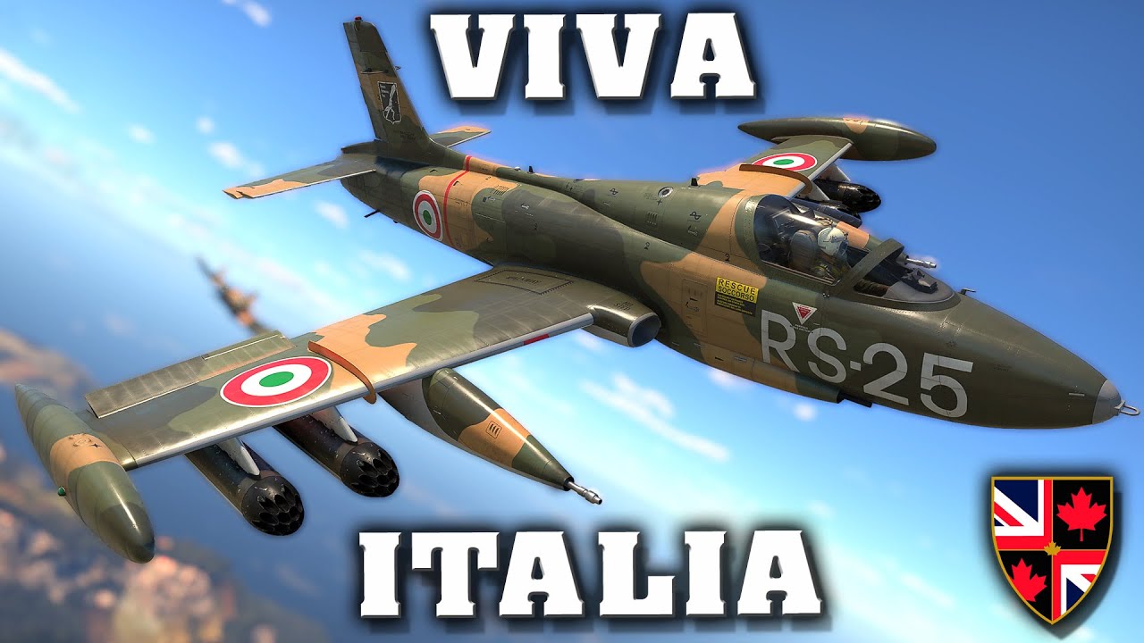 War Thunder: Обзор MB-326K — НОВЫЙ самолет, НАКОНЕЦ-ТО заполняющий пробел Италии?!