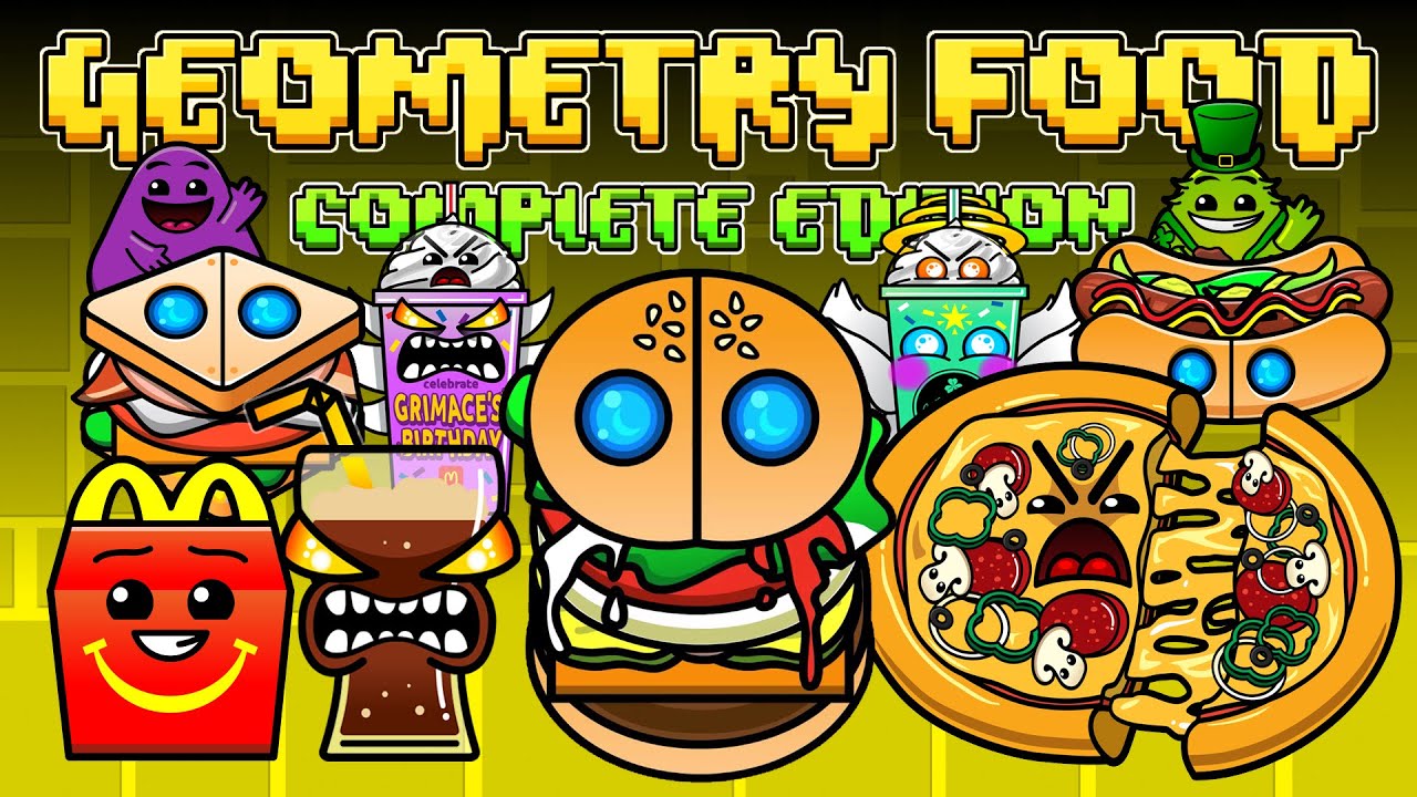 Geometry Food Complete Edition│Geometry Dash meme
