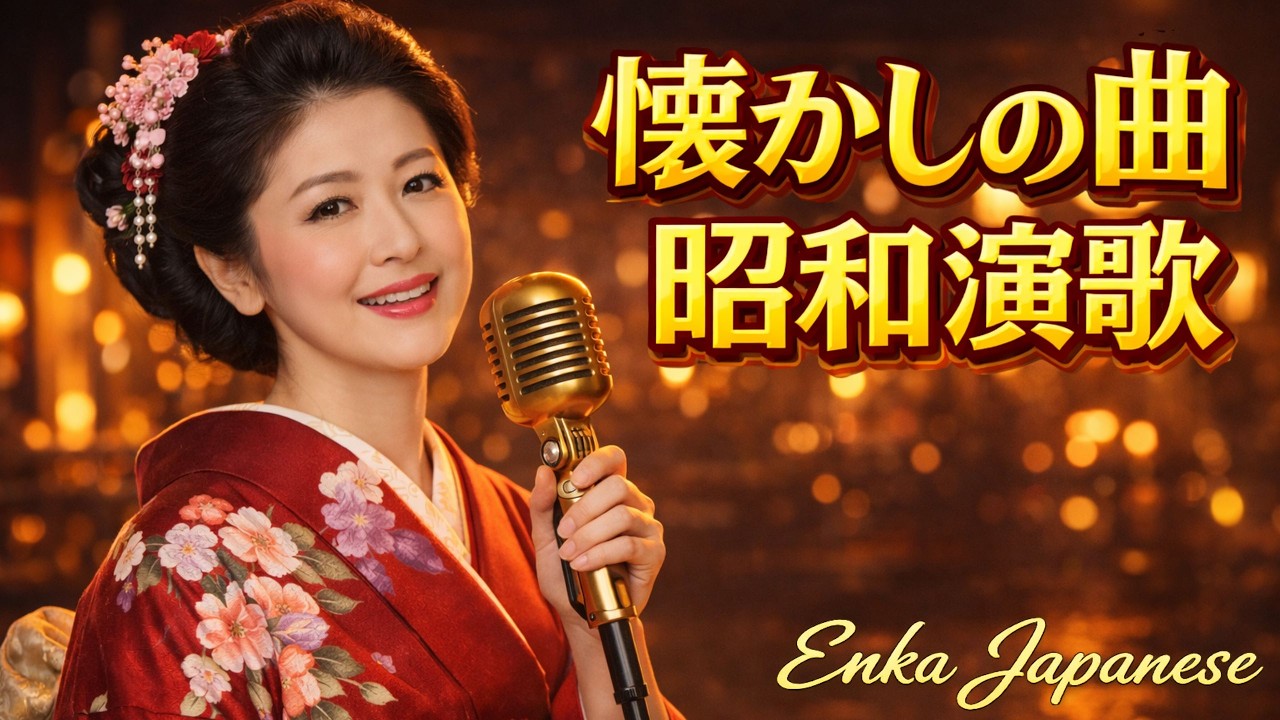 昭和演歌メドレー 60〜80年代歌謡曲🌸 日本演歌名曲集 ♪ 懐かしの演歌ヒット ♪ Japanese Enka Classics