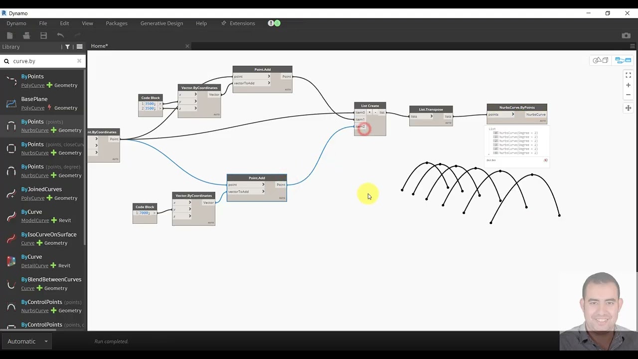 24 - Dynamo Applications course ( Modeling of curved beams )