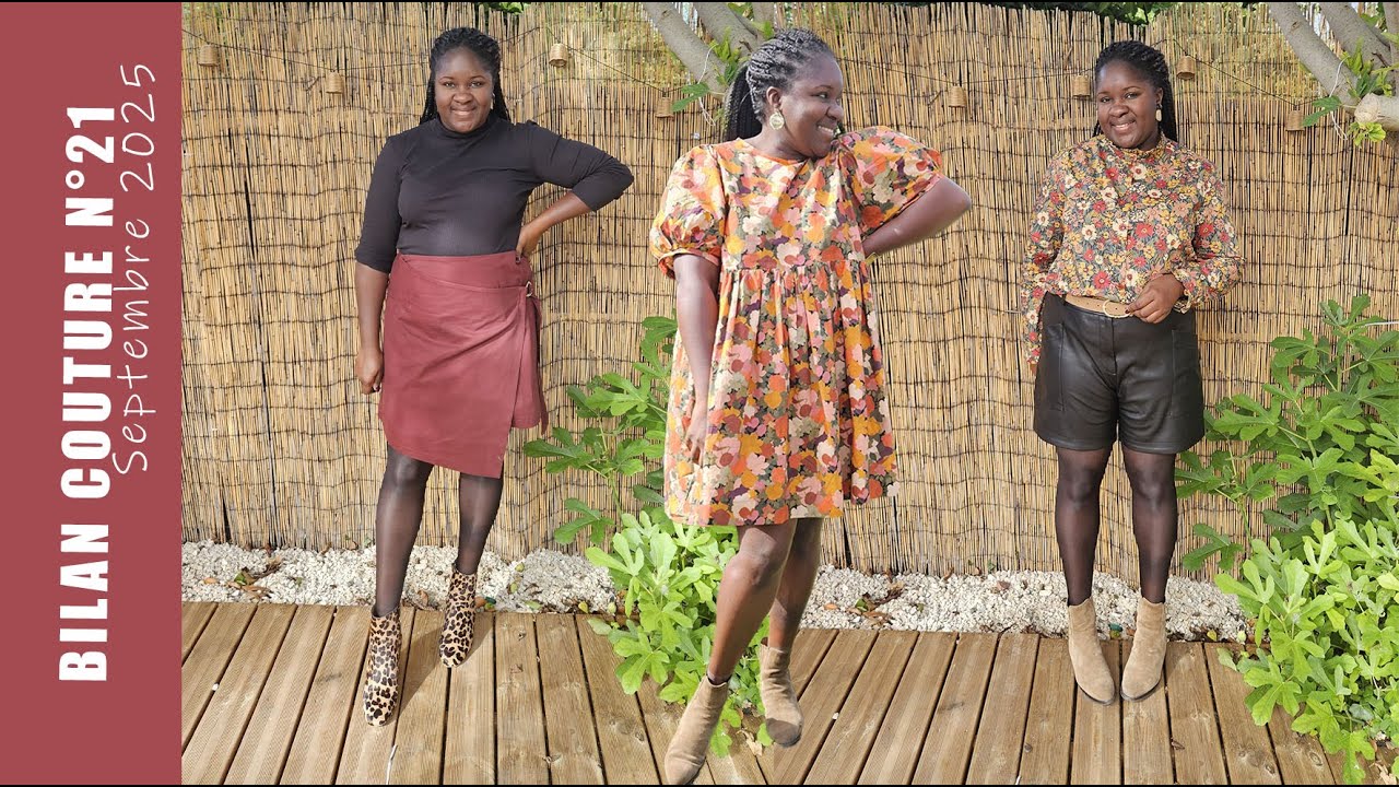 Bilan couture n°21 & pile à coudre (Atelier Scammit, Fibremood, Liberty Fabric, Atelier Brunette...)