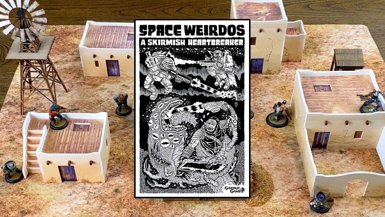 Wild West Weirdos Battle Report Using the Space Weirdos Sci-Fi Skirmish Rules