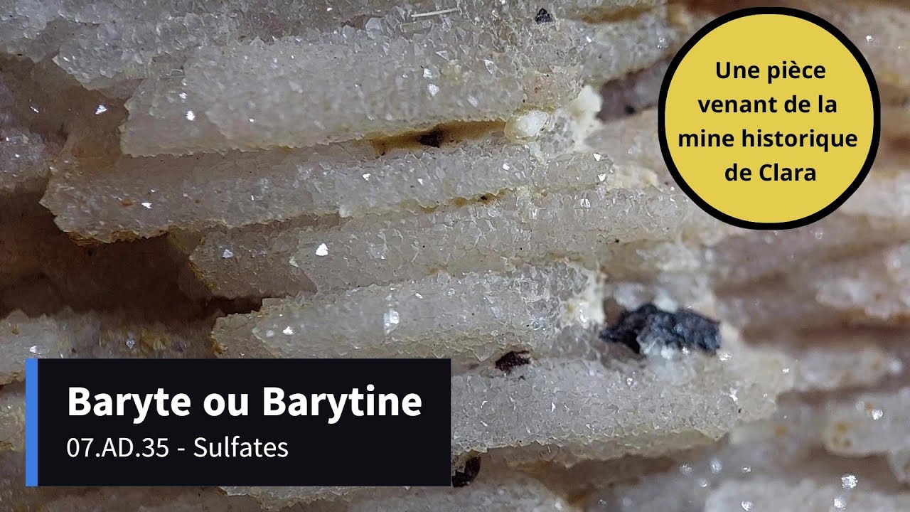 07.AD.35 - Baryte - #B98 - Minéraux