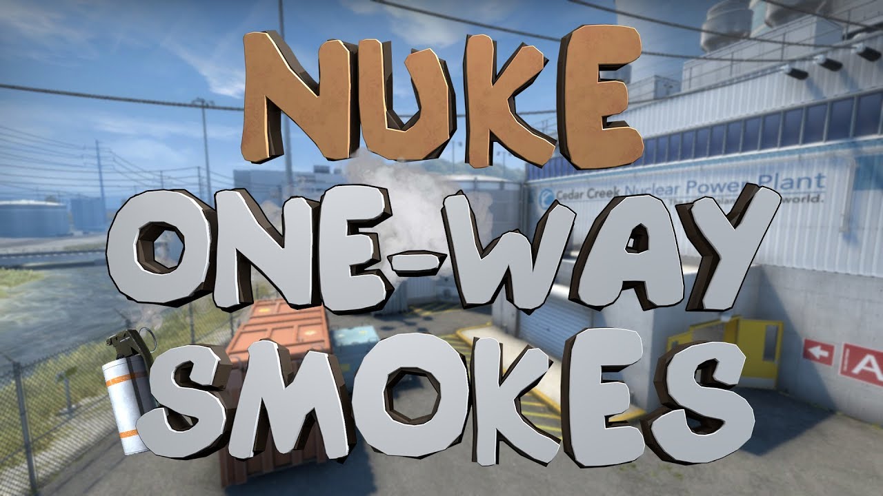 TOP 3 ONE-WAY SMOKES ON NUKE  - CS:GO