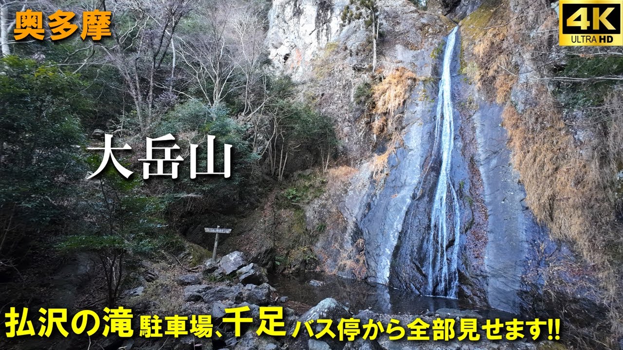 【登山体験】大岳山、冬の静寂に包まれる奥多摩路をゆく！／払沢の滝駐車場・千足バス停からの登山道全部見せます！／2025/12