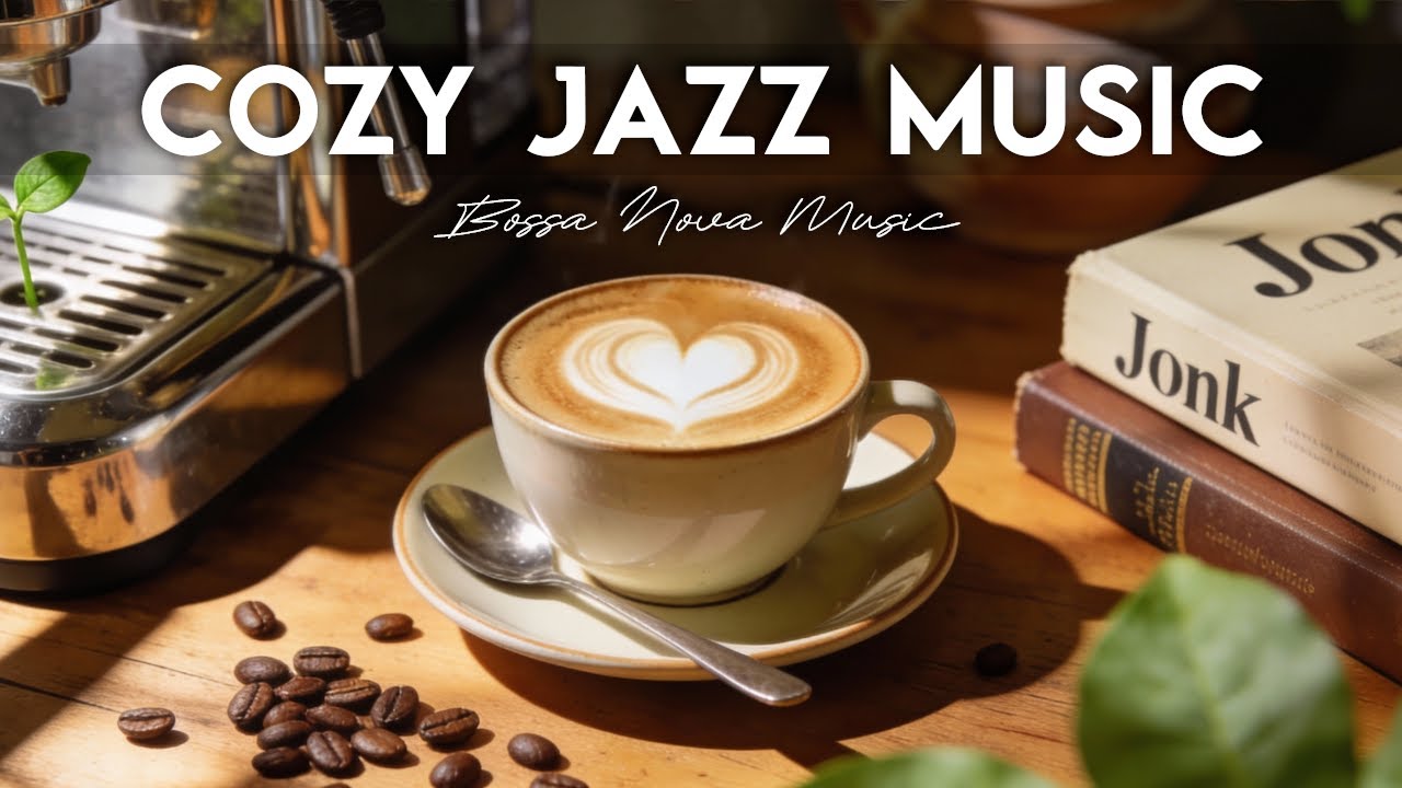 Cozy Jazz Music 🎶☕ Bossa Nova Instrumental and Relaxing Jazz Cafe Music for Studying & Work.