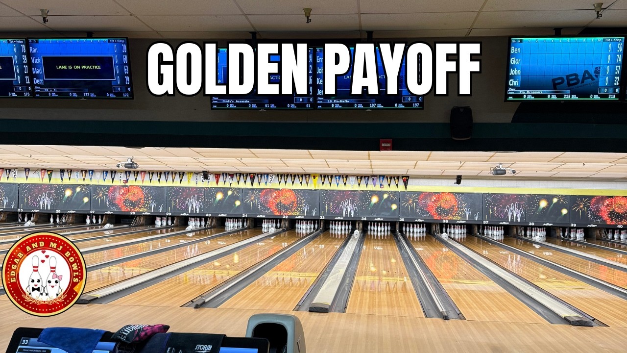 Golden Payoff LIVE | Admiral Robinson | San Diego | #edgarandmjbowls #bowling