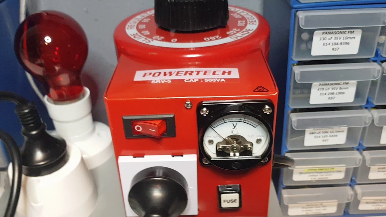 Dim bulb tester demo