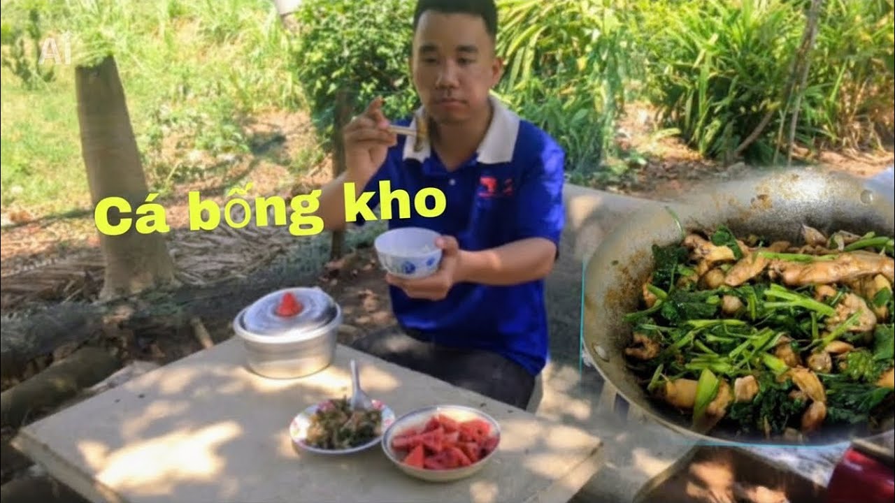 CÁ BỐNG KHO Ở Vùng quê bình yên T2 #Thànhcơmvlog #vlogs #Mớinhất