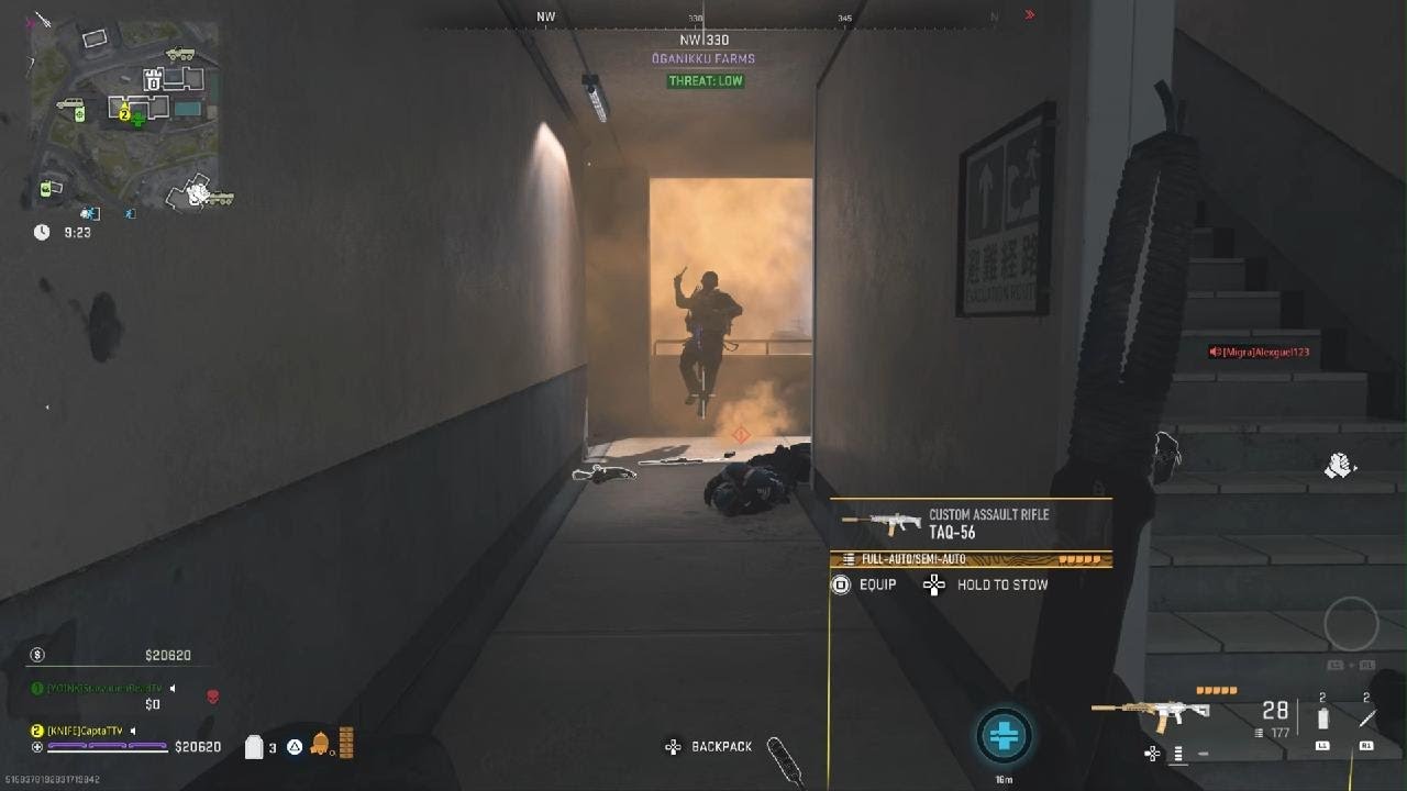 This 4 man didn't stand a chance