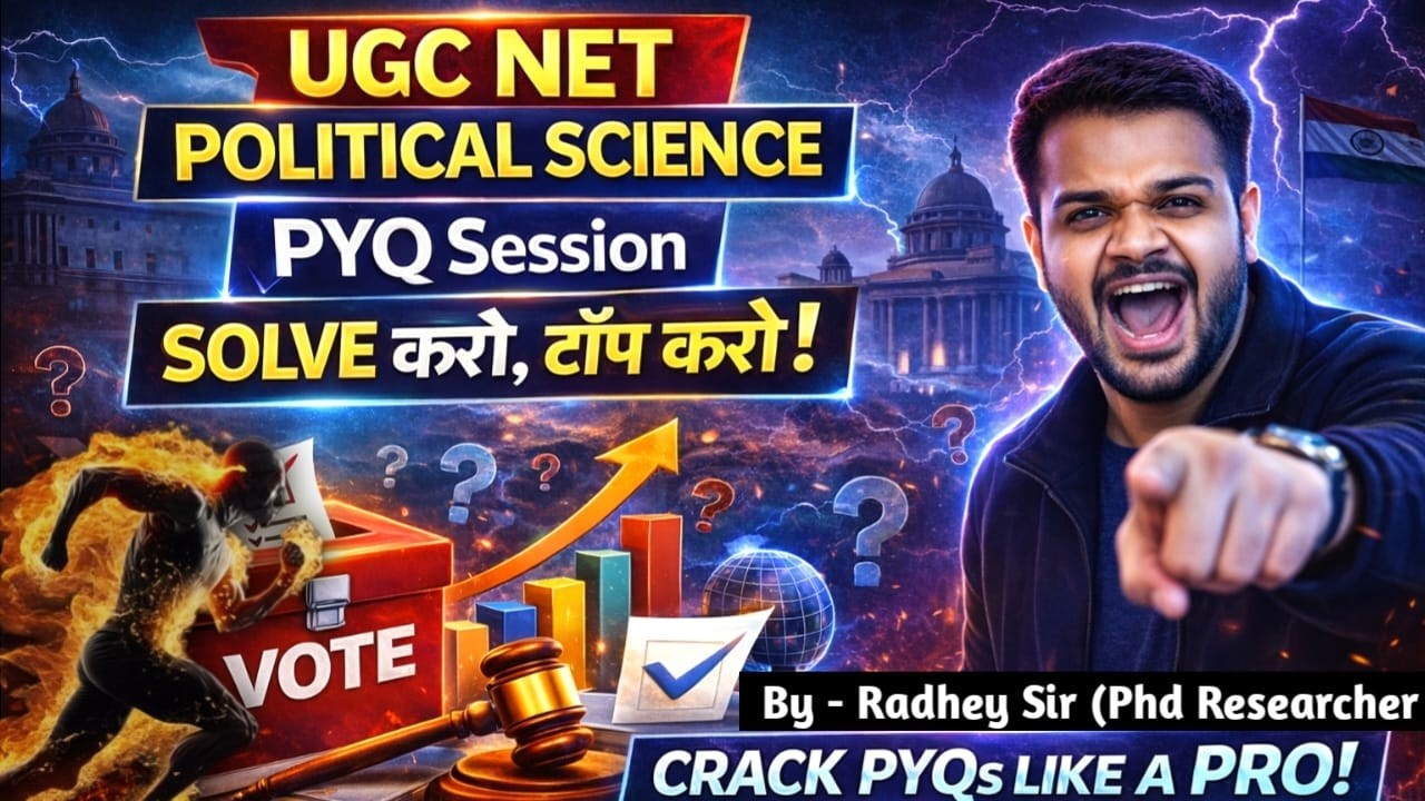 UGC NET Political Science PYQ Session | Political Science PYQ Marathon | Target NET JRF 2026