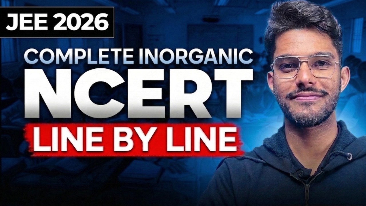 Complete INORGANIC CHEMISTRY | NCERT LINE BY LINE🔥 | Class 12 | Gaurav Sir | JEE 2026 | NEET 2026