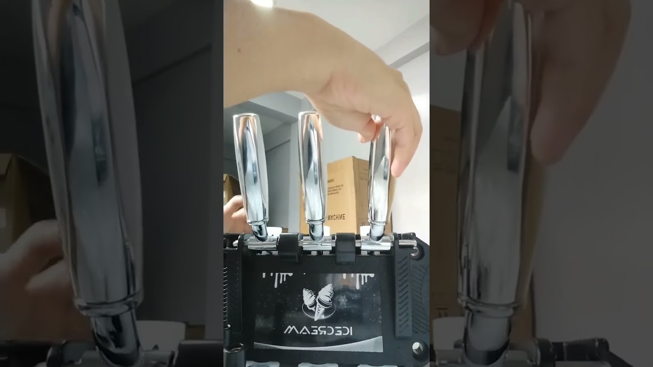 How to Install Ice Cream Machine Parts - Close up
