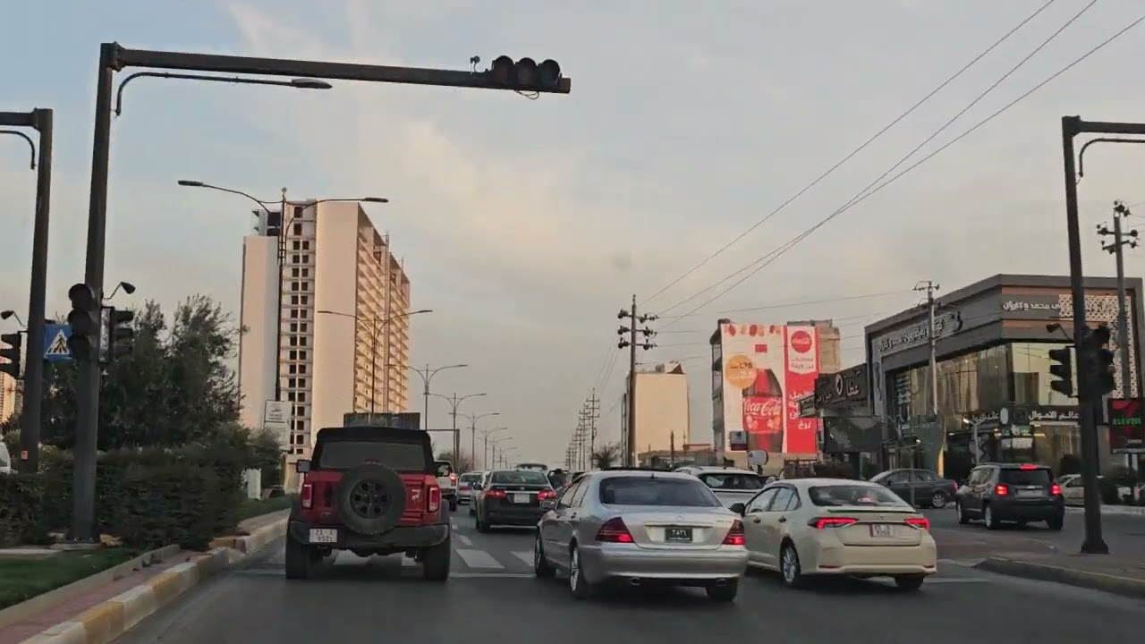 ئەمڕۆ شاری سلێمانی وەک خۆی لە پردی کۆبانی تا دانیا ستی 
