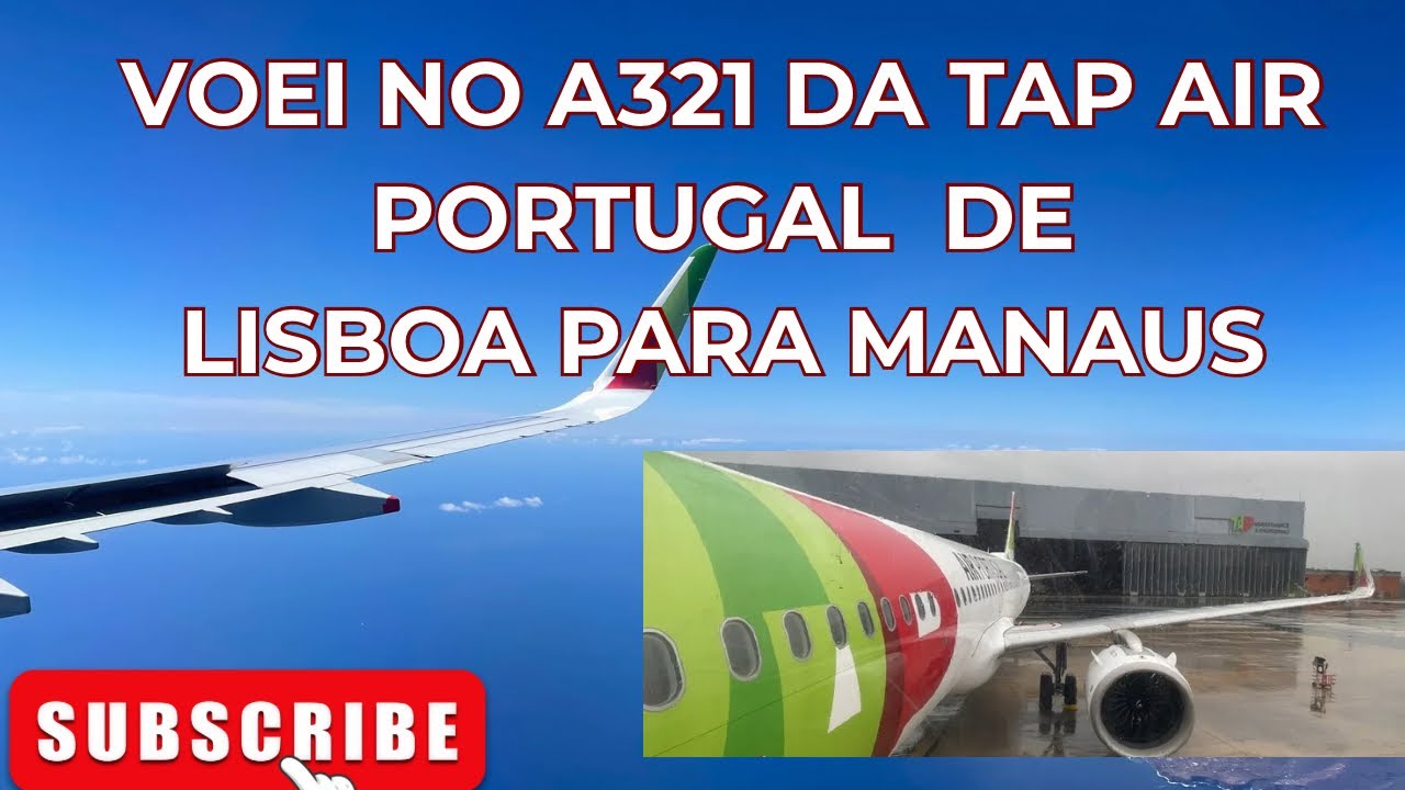 Lisboa para Manaus voando no #a321  da #tapairportugal