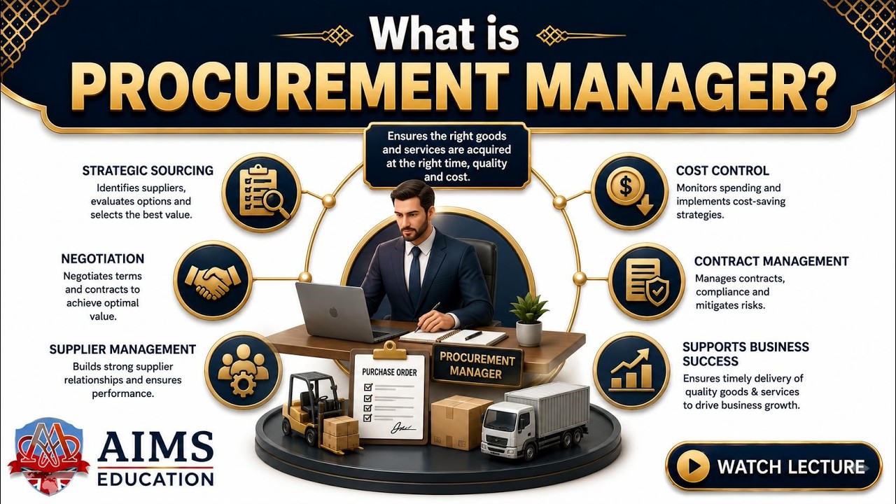 Procurement Manager Roles & Responsibilities Explained | AIMS Education