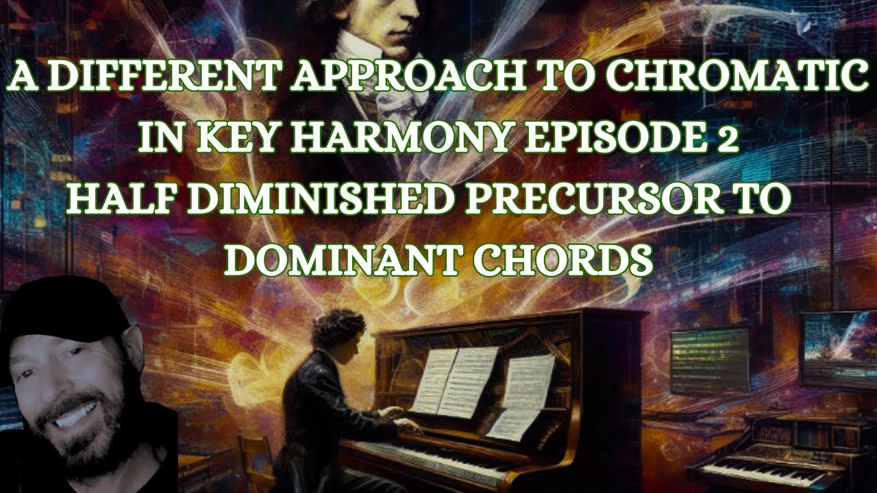 A Different Approach To Chromatic Harmony Ep 2 Half Diminished Precursor to Secondary Dominants