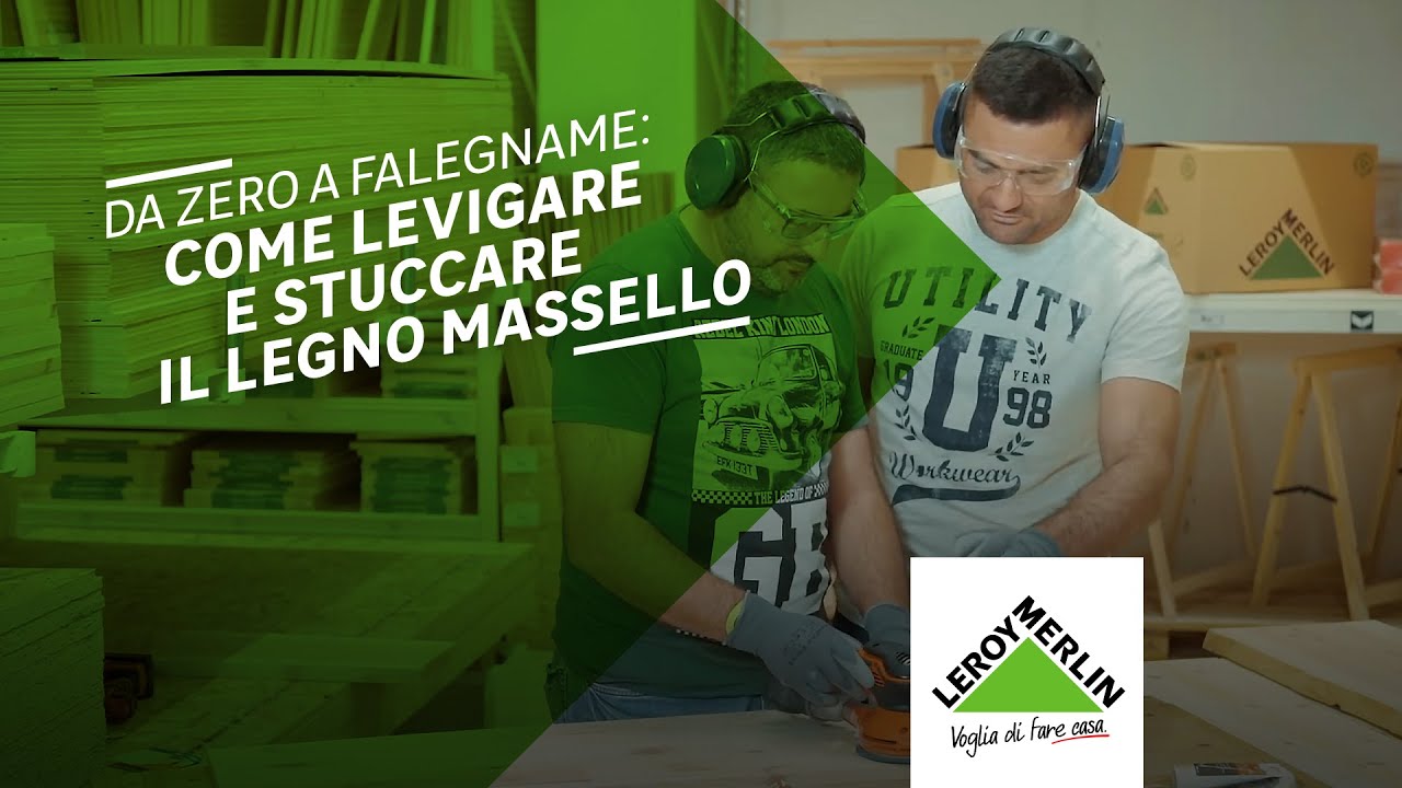 Come stuccare e levigare il legno massello | Leroy Merlin
