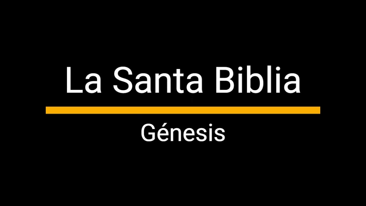 La Santa Biblia – Génesis | Biblia en Audio con Pantalla Negra para Comodidad Visual