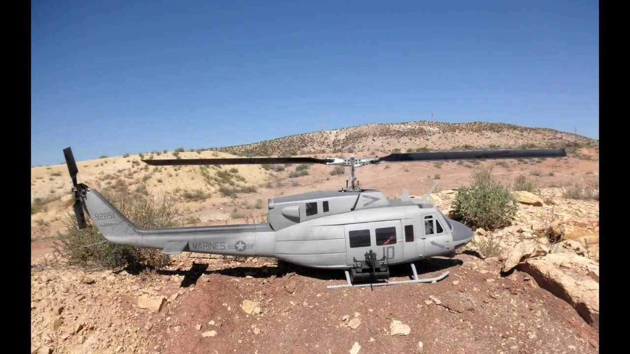 RC Aerodyne UH-1N Iroquois Huey Scale Fuselage 600 Size