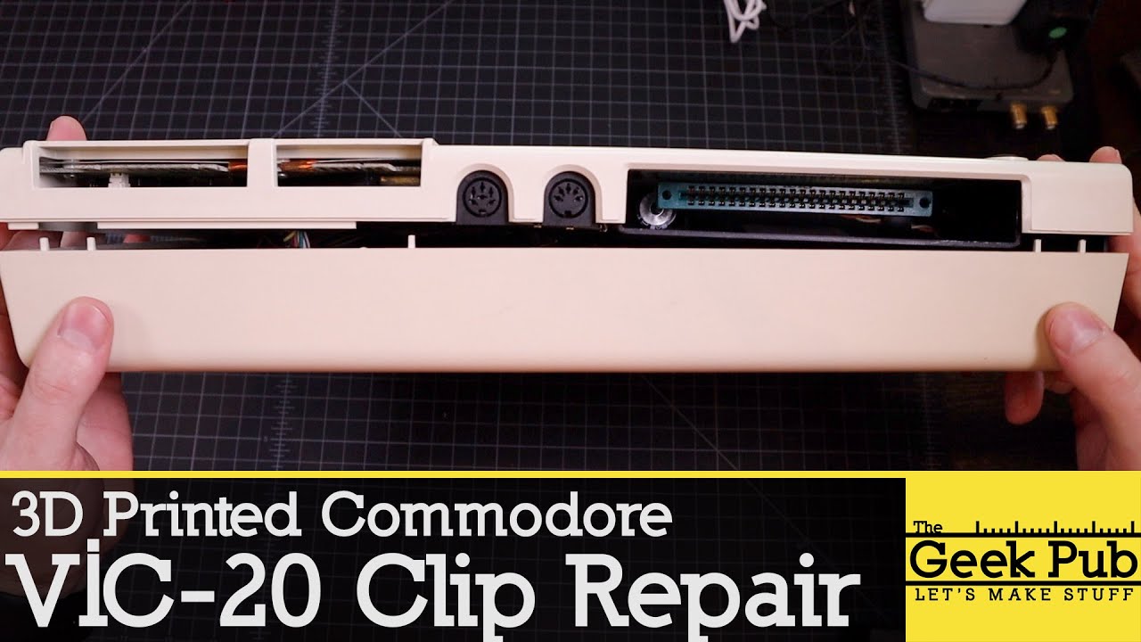 VIC-20 Clip Repair (3D Printed)