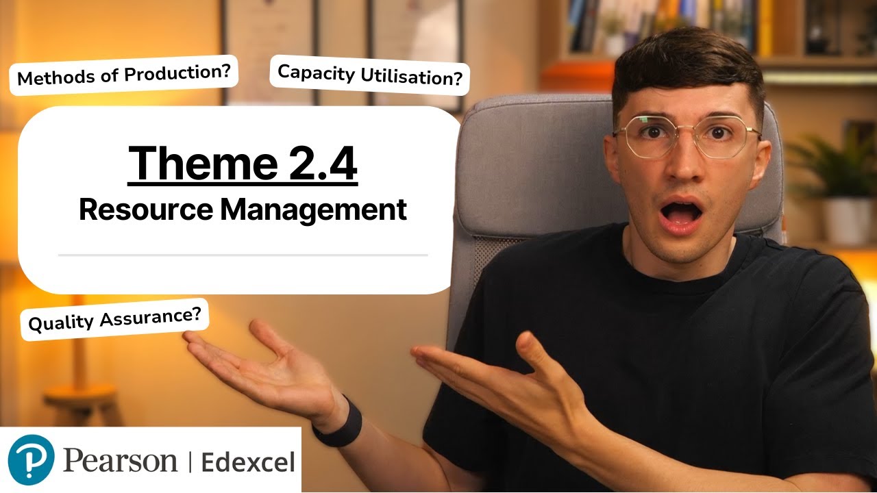 Theme 2.4 &ndash; Resource Management | Edexcel A-Level Business (Revision)