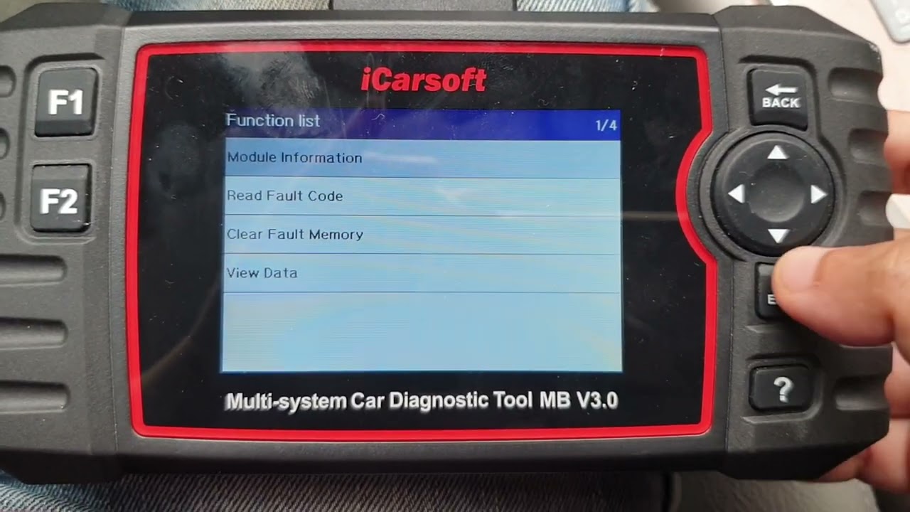 2004 Mercedes Benz E500 - Battery Visit Workshop! Red sign on dash - iCarsoft MB V3.0 BCM test fail.