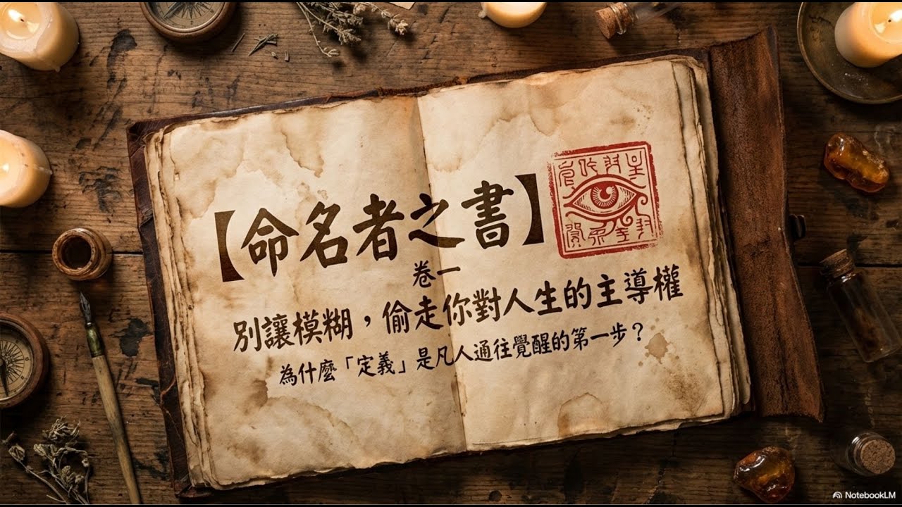 別讓模糊，偷走你對人生的主導權——為什麼「定義」是凡人通往覺醒的第一步？｜【命名者之書】卷一｜#閱讀心得｜#聽書｜#書評｜#AI轉錄｜#讀書會