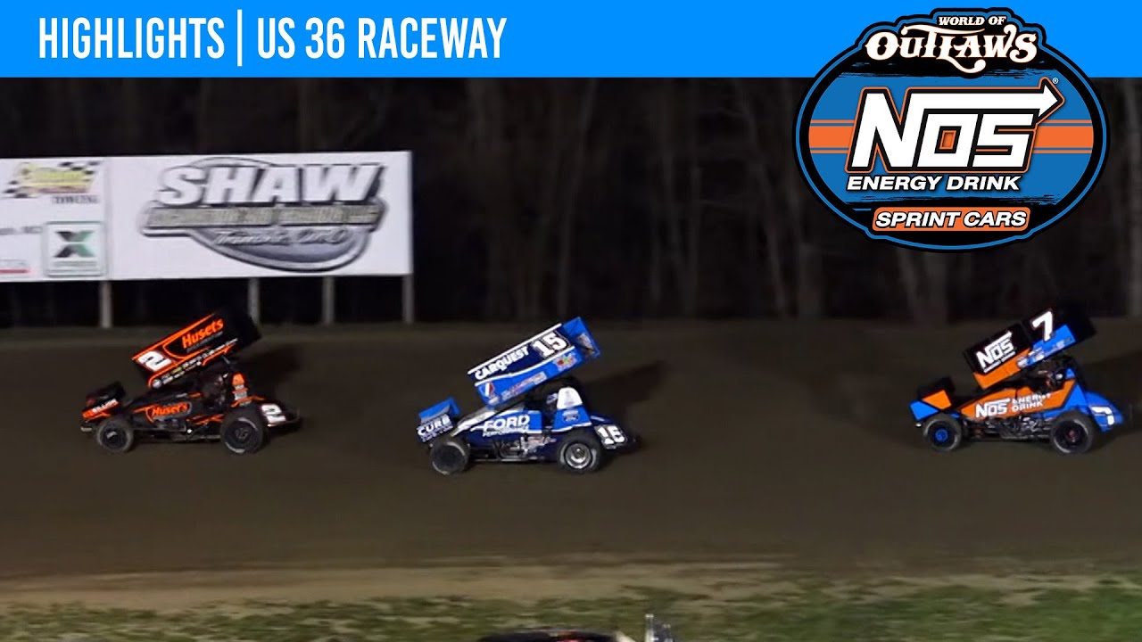 World of Outlaws NOS Energy Drink Sprint Cars | US 36 Raceway | April 5th, 2024 | HIGHLIGHTS