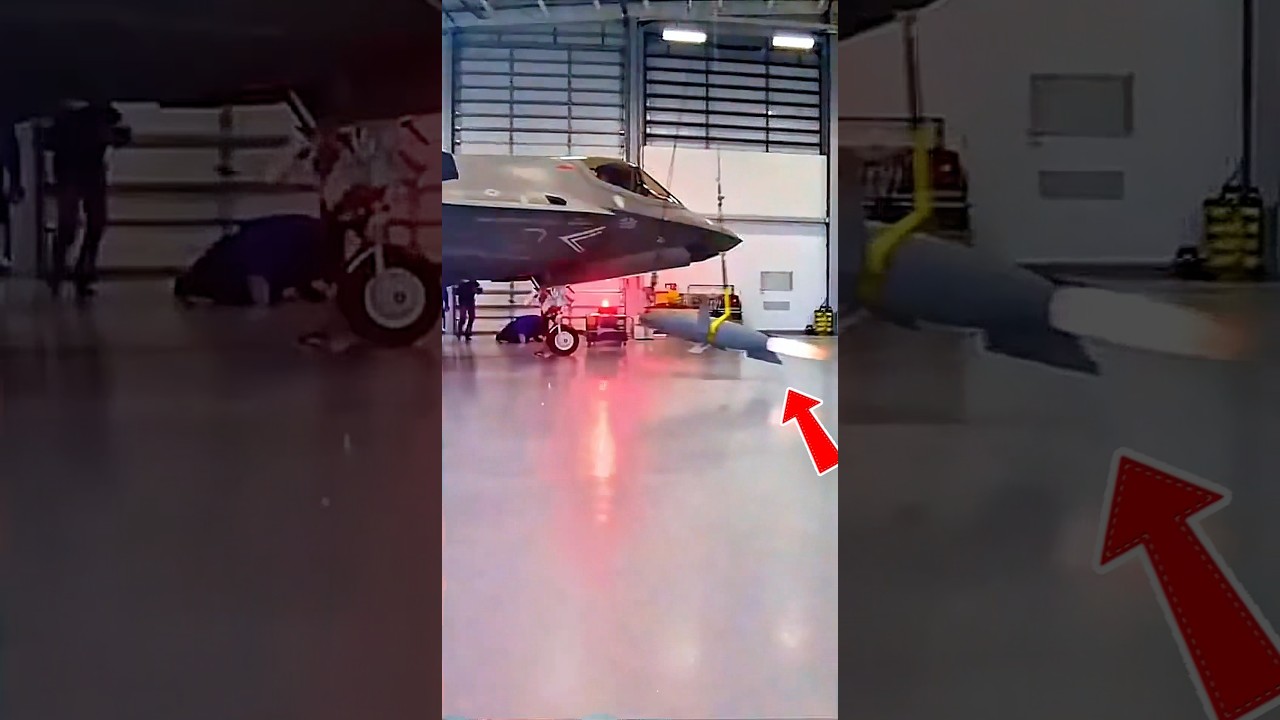 Внутри ангара F-35: секунды до хаоса 😳