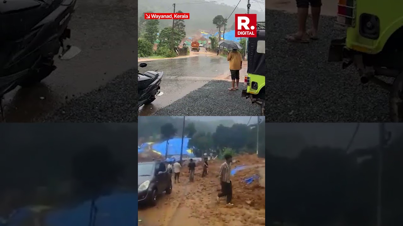 Landslide At Kalladi Tunnel Site In Wayanad Injures Five
