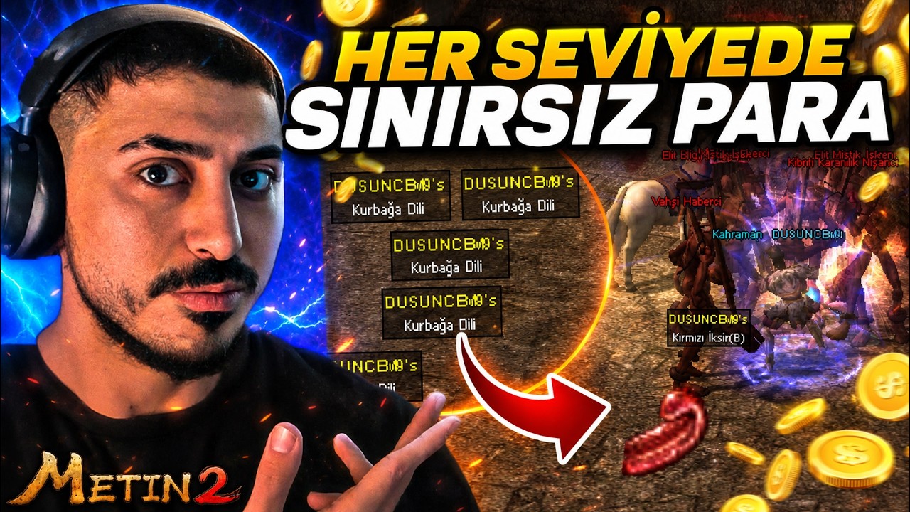 KUZEY2 TAPINAKTA G&Uuml;NDE 15.000 TL KASIYORUM ! (GER&Ccedil;EK) 😱 | Metin2 - Kuzey2 #18