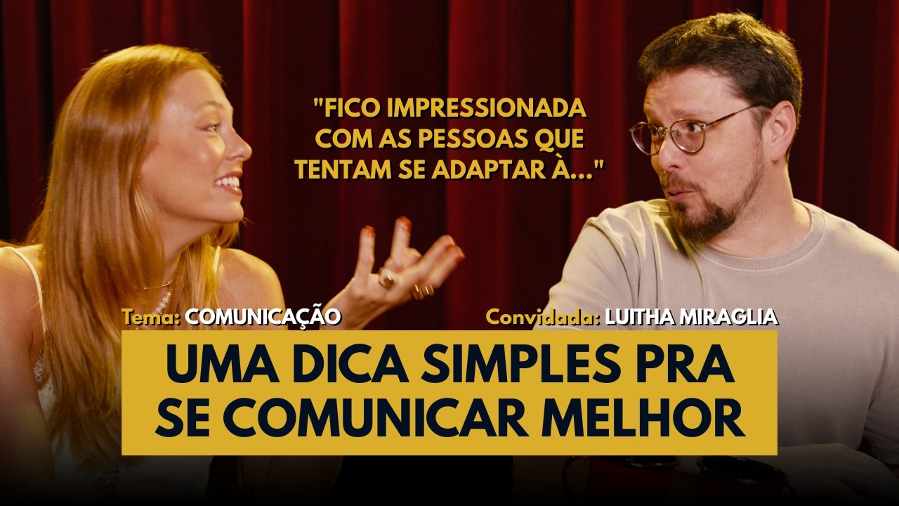 POR QUE TANTA GENTE TRAVA PRA FALAR EM PÚBLICO | Cortes Sem Crachá com LUITHA MIRAGLIA.