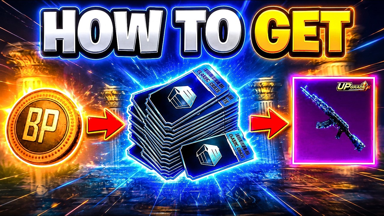 ✅ HOW TO GET FREE CLASSIC CRATE COUPON IN BGMI / FREE ALL CLASSIC CRATE COUPON LOCATION