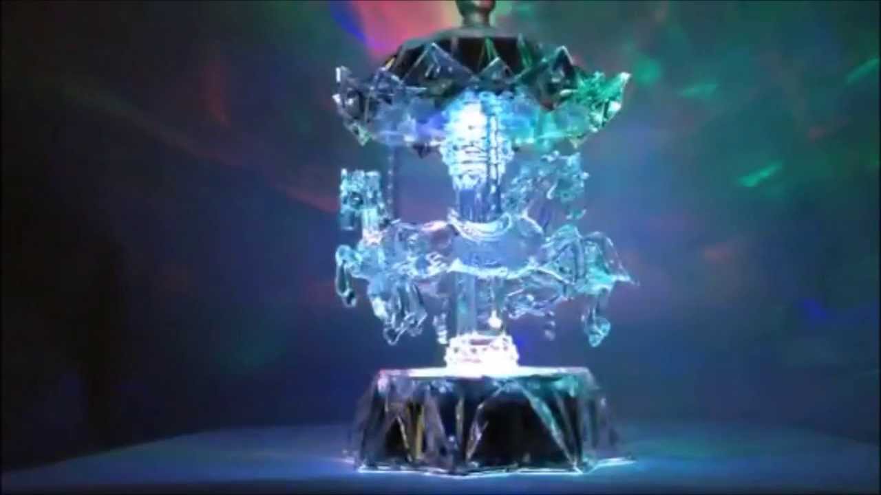 CARILLON GIOSTRA CAVALLI IN  PLEX musica happy days are again