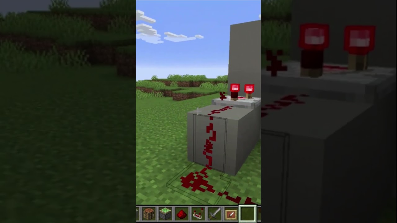 Minecraft Gizli Ge&ccedil;it Kapısı Yapımı Basit Ve Hızlı  #minecraft #minecraftbuilding