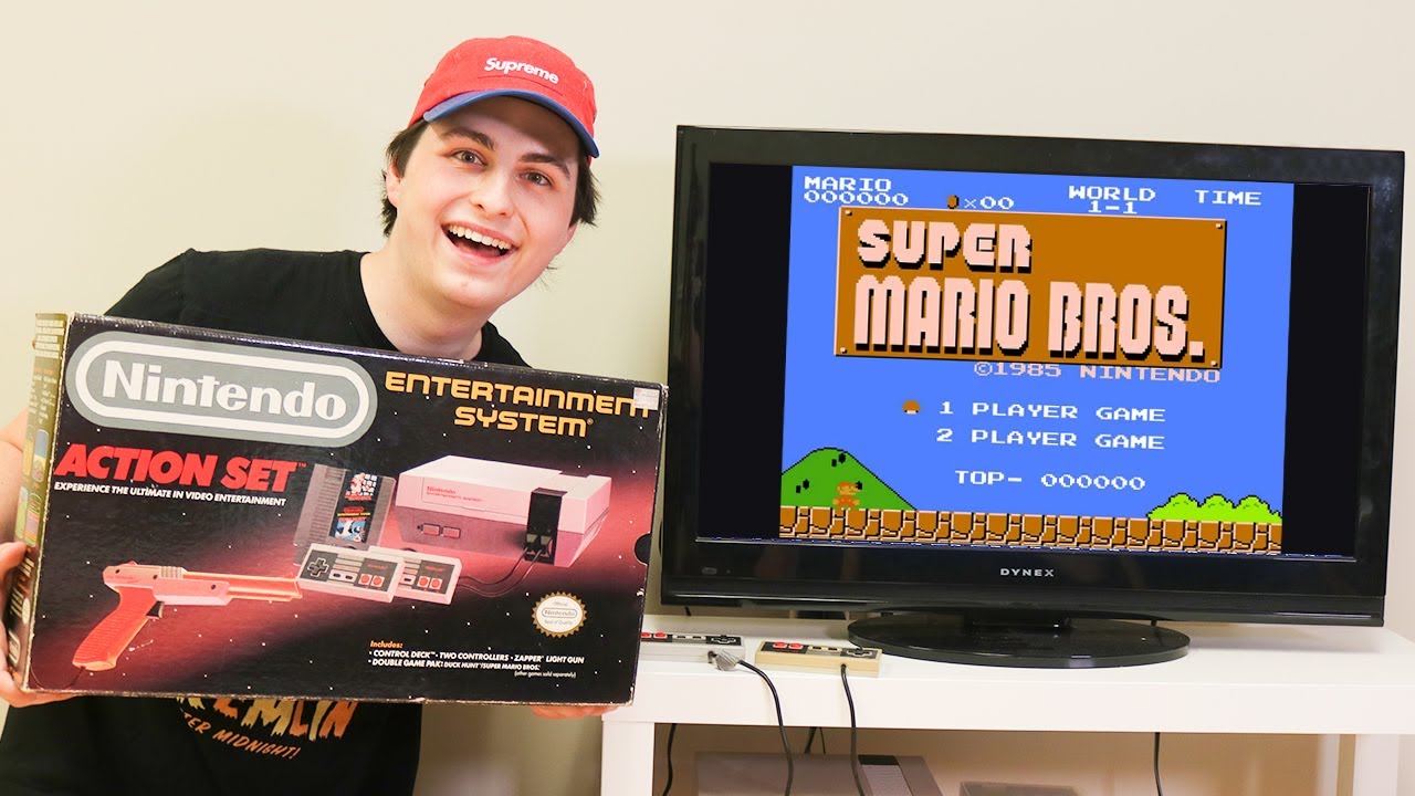 Unboxing the original Nintendo Entertainment System 35 Years Later!