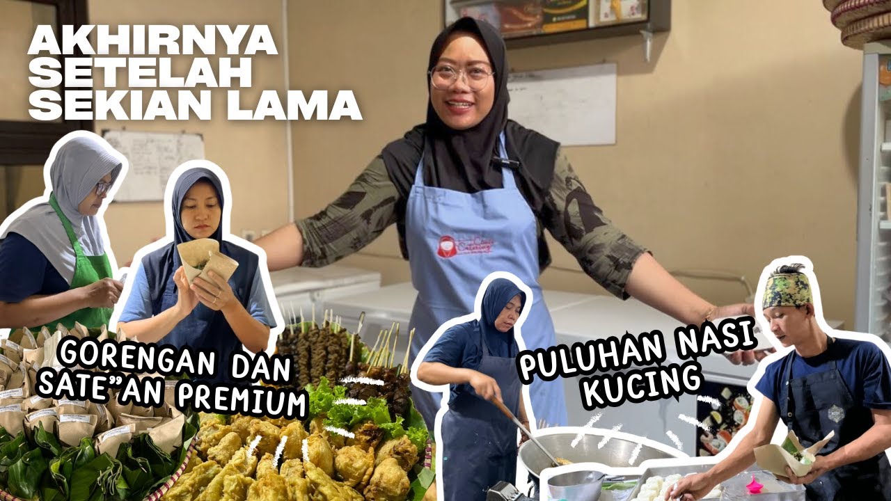 ‼️Cita Rasa Nasi Kucing‼️ Lauk Super dan Sate Gorengan yang Istimewa!