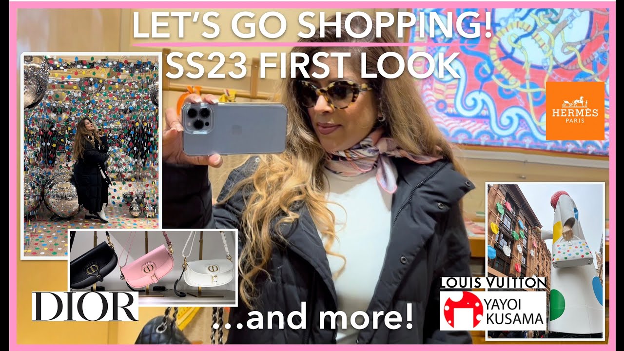 LUXURY SHOPPING Vlog SS23 | London | Harrods | Louis VUITTON x Yayoi KUSAMA | HERMÈS | DIOR