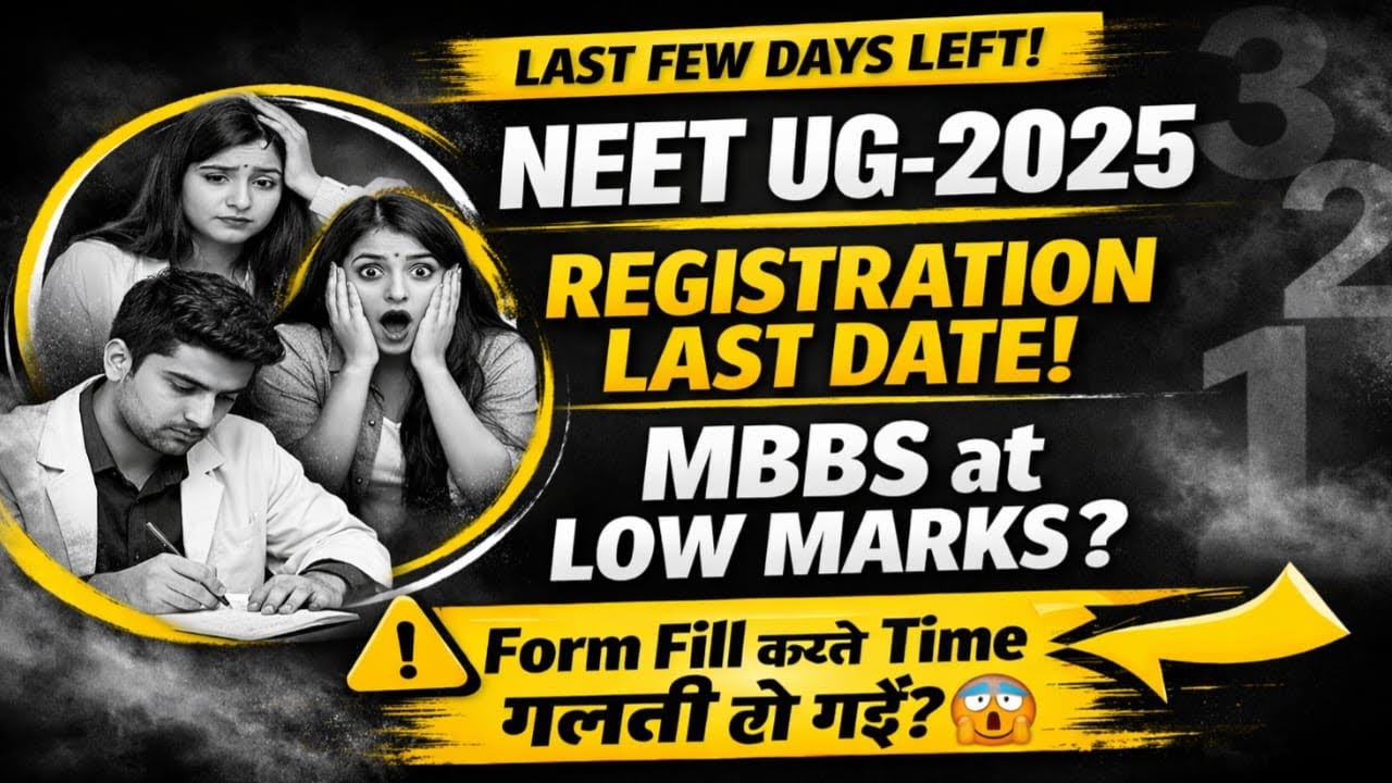 NEET UG-2026|REGISTRATION FORM में गलती हुई है?|कैसे होगी सही?|LOW MARKS MBBS?|#AsNEET#neetug2026