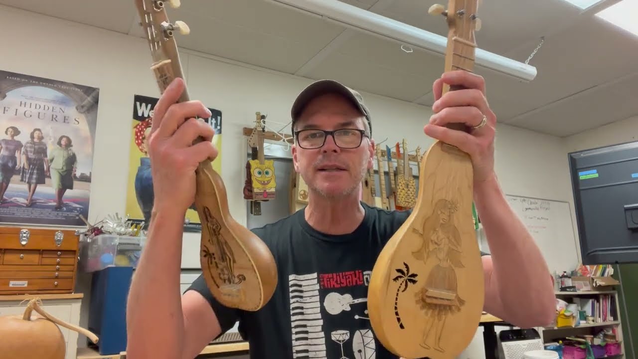 Building a Gourd Ukulele #1- Making the body