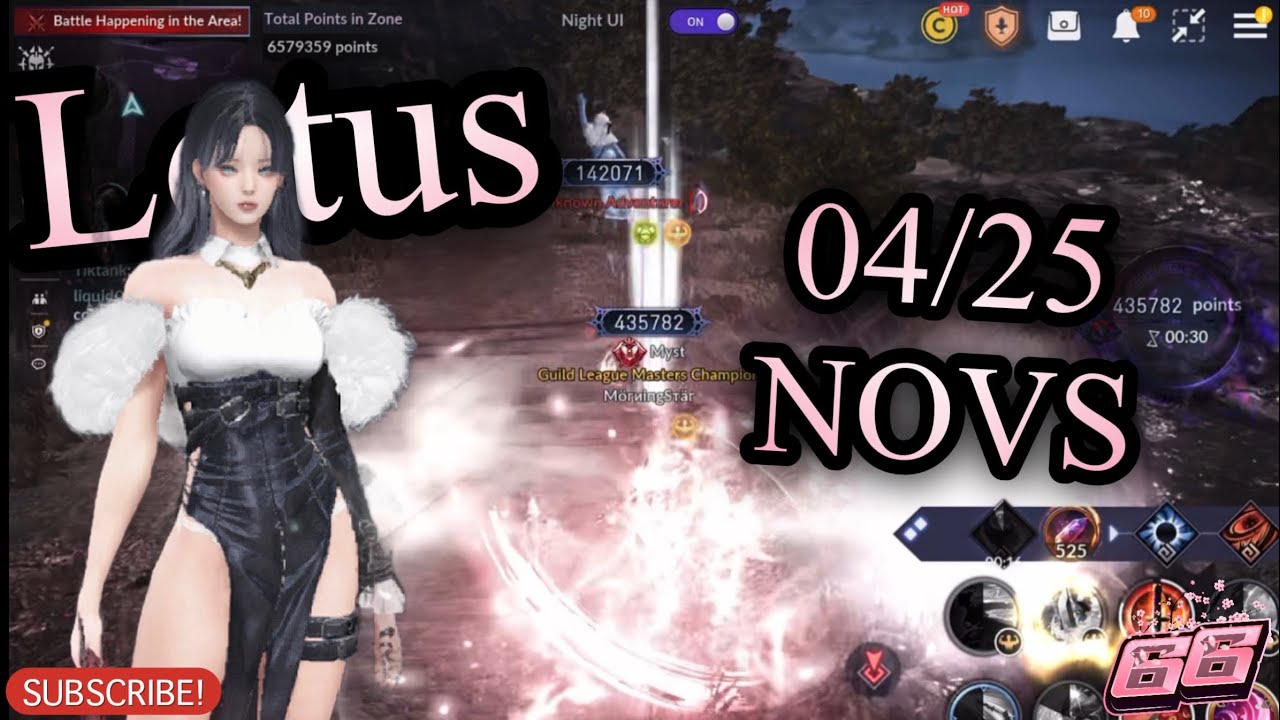 Black Desert Mobile Boring Meta ? Try 🌸Lotus🌸 04/25 NOVS Records, GGTY 😚