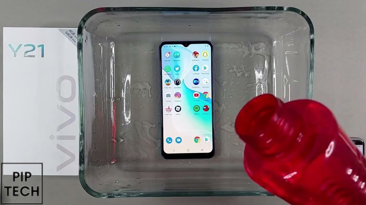 Vivo Y21 Water Test | Let's See Vivo Y21 is Waterproof Or Not?