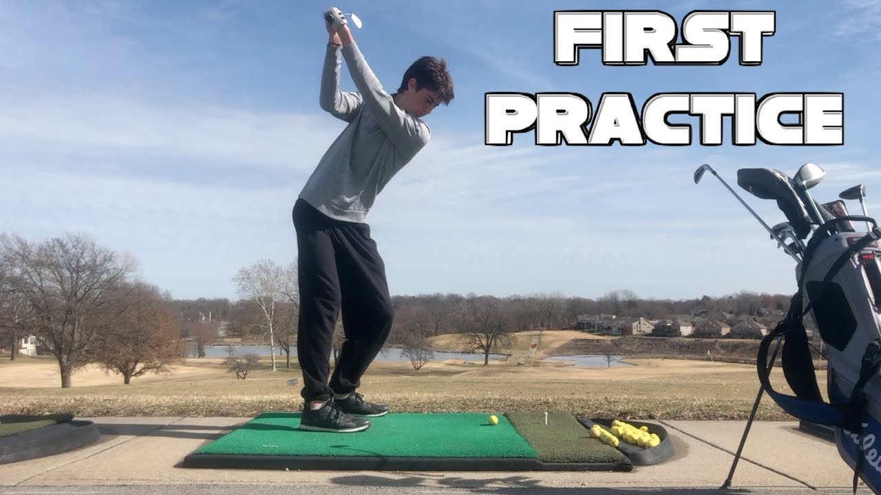 Spring Season - 1st College Golf Practice | Down & Dirty Daily Episode 1 - GM GOLF